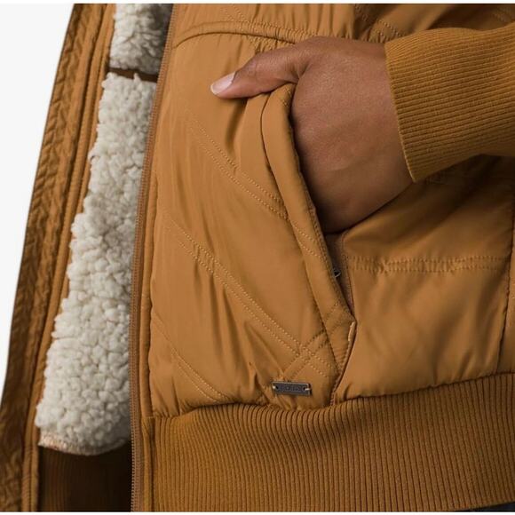 Prana Camel Colored Coat with fun back detailing size XL - Picture 4 of 8